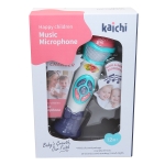 Записващ микрофон с музика и светлина си