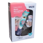 Записващ микрофон с музика и светлина си