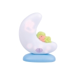 Мултифункционална нощна лампа Луна син