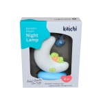 Мултифункционална нощна лампа Луна син