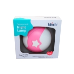 Мултифункц. нощна лампа Звезда розова