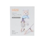 Бебешка мека играчка за гушкане Мече беж