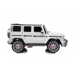 Eл.джип MERCEDES G63 за две деца бял EVA