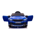 Ел. кола BMW M5 синя,EVAгуми,коженa