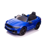 Ел. кола BMW M5 синя,EVAгуми,коженa