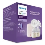 Двойна електрическа помпа Philips AVENT Natural Motion Advanced SCF395/31 с 2 бр. полипропиленови шишета 125 мл с биберон Natural Response 0м+, 5 бр. торбички за кърма и 4 бр. подплънки 0617.001 