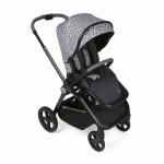 DUO СИСТЕМА MYSA  Charming Grey количка, шаси и кош за новородено, 0м+