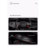 Акумулаторен джип Mercedes GL63, 12V, 4X4, с меки гуми и кожена седалка, 2022 година