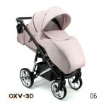 Adbor-бебешка количка 3в1 Avenue 3D: розово