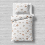 Galix-детски спален комплект сънчовци горски животни