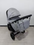 Adbor-Бебешка количка Piuma 3в1 цвят: сив лен