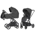 Бебешка количка Carrello Alfa  2023 2в1: Graphite grey