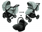 Adbor-Бебешка количка с трансформираща седалка Luco 3в1: L1