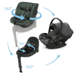 Комплект столче за кола Foppapedretti 3 в 1 Disk Grow i-Size + база Disk i-Size + столче Disk Infant i-Size