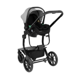 Комбинирана количка 3в1 с твърд кош Irene Light Grey 2024