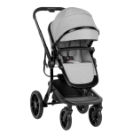 Комбинирана количка 3в1 с твърд кош Irene Light Grey 2024