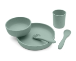 Сет за хранене 5 части Platinum Silicone Sage