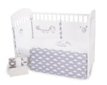Бебешки спален комплект 2 части EU style 60/120 бродерия Little Angel Clouds