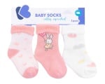 Бебешки памучни термо чорапи Rabbits in Love 2-3 години