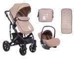 Комбинирана количка 3 в 1 Beloved Beige /столче Universal/