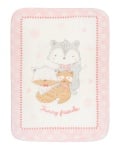 Супер меко бебешко одеяло Funny Friends 110/140 см розово