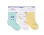 Бебешки памучни чорапи CAT LOVELY DAY BLUE 0-6 месеца