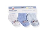 Бебешки памучни чорапи терлички DIVER BLUE 0-6 месеца