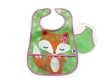 Лигавник с джоб непромокаем хавлиен 3бр. Fox Flowers Deer