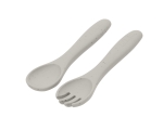 Сет вилица и лъжица Platinum Silicone Sand