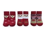 Бебешки памучни термо чорапи MERRY XMAS 1-2 години
