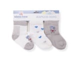 Бебешки памучни чорапи LOVE ROME GRAY 1-2 години