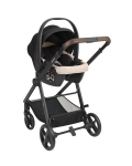 Комбинирана количка 3в1 с кош за новородено Mia Beige
