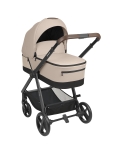 Комбинирана количка 3в1 с кош за новородено Mia Beige