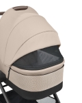 Комбинирана количка 3в1 с кош за новородено Mia Beige