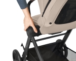 Комбинирана количка 3в1 с кош за новородено Mia Beige