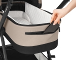 Комбинирана количка 3в1 с кош за новородено Mia Beige