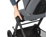Комбинирана количка 3в1 с кош за новородено Mia Grey