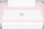 Бебешки спален комплект за мини-кошара 3ч Dream Big Pink