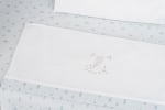 Бебешки спален комплект за мини-кошара 3ч Little Fox