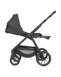 Комбинирана количка 3в1 с кош за новородено Modena Black 2027