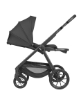 Комбинирана количка 3в1 с кош за новородено Modena Black 2027