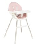 Стол за хранене Nutri Steel 2в1 Pink