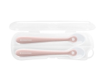 Лъжици силиконови в кутия 2бр Blush
