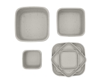 Сет кутии за храна 3 бр Platinum Silicone Sand