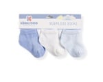 Бебешки памучни чорапи терлички SOLID BLUE 1-2 години