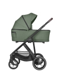 Комбинирана количка 3в1 с кош за новородено Chiara Army Green