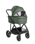 Комбинирана количка 3в1 с кош за новородено Chiara Army Green