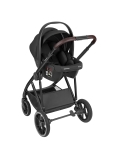 Комбинирана количка 3в1 с кош за новородено Chiara Black