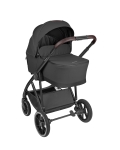 Комбинирана количка 3в1 с кош за новородено Chiara Black