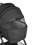 Комбинирана количка 3в1 с кош за новородено Chiara Black